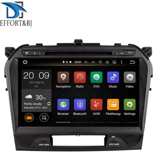 10.1" Android 9.0 Car DVD in dash for Suzuki Grand Vitara 2015-2019 Car Radio GPS Navigation Steering wheel Multimedia Player