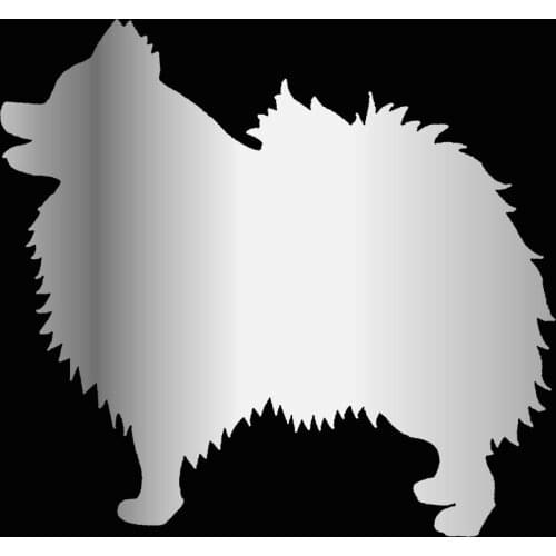 14*13CM 3D Funny Pet Pomeranian Dog Stickers Bumper Car Stickers And Motorcycle Accessories Truck Car Styling Decals