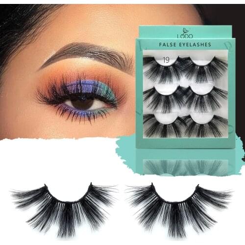 20mm 1 Real Winged False Eyelashes Makeup Tools Mink Lashes Eyelash Volume Extension Criss-cross накладные ресницы