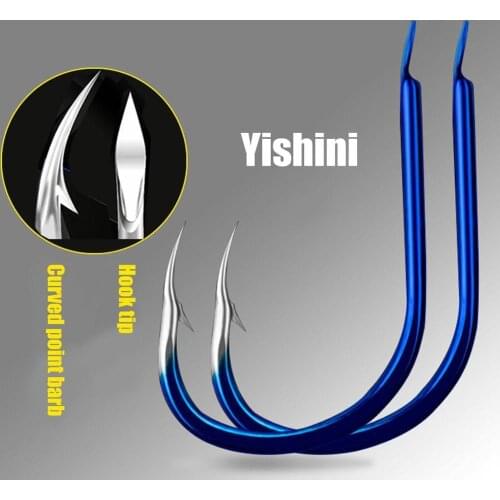 20pcs Steel fish hook high carbon carp hook Japanese-style seawater fishing Ansuo line binding line Fishing hook