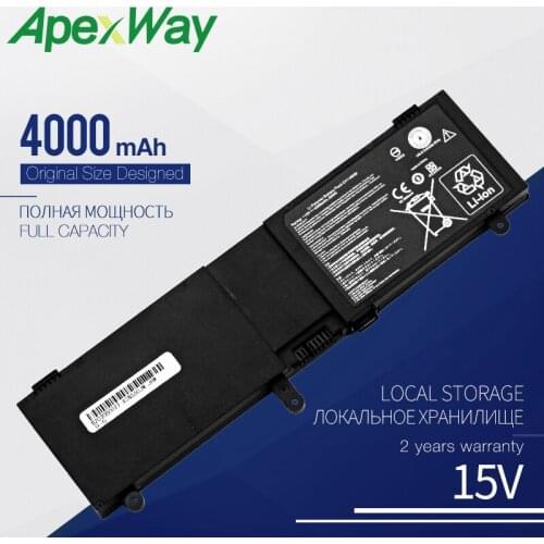 Apexway 15V 4000 mAh Laptop Battery C41-N550 for ASUS G550 G550J G550JK G550JK4700 N550JK N550JV ROG G550 G550J G550JK Series