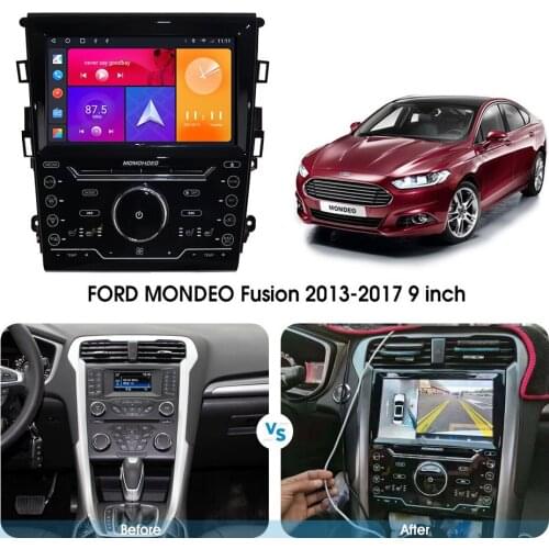 Car Multimedia Stereo For FORD FUSION MENDEO Android 2013-2017 Radio CD DVD Player GPS Navigation Audio Video Screen