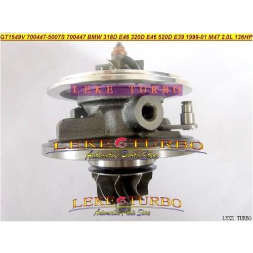 Free Ship Turbo Cartridge Chra Core GT1549V 700447 700447-0006 700447-0007 700447-0001 For BMW 318D 320D E46 520D E39 M47 2.0L