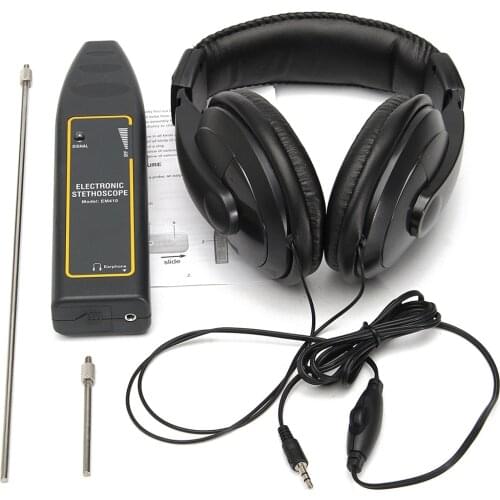 Leak Detector Water Pipe Electronic Stethoscope Earphone Car Detection Equipment 100Hz-10kHz