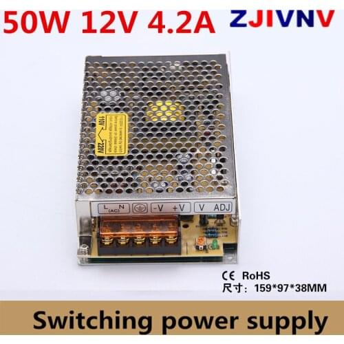 Best quality 50W switching power supply 12V 4.16A switch Power Supply AC DC Converter 12v smps LED power supply 12v