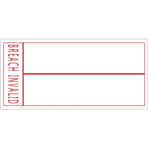 1000pcs (13*6mm) Adhesive Warranty Labels Writable Fragile Stickers Breach Invalid Label Customizable and Free Design