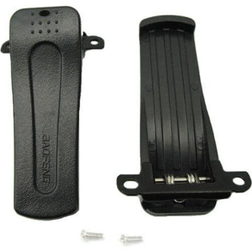 Brand New Spare Part Back Belt Clip For Baofeng BF-666S BF-777S BF-888S 2-Way Radio Walkie Talkie with 2pcs Screws