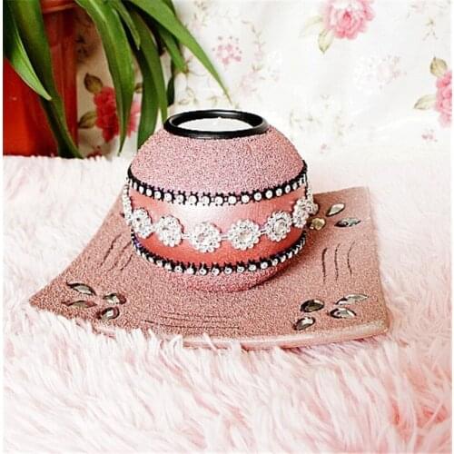 Original Natural Candle Flower Pot Statue Candlestick Europe Retro Style Candle Holder Moroccan Home Decoration Candlestick