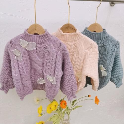 Girls' autumn and winter sweater Korean childrens Pullover sweater baby sweater baby sweater