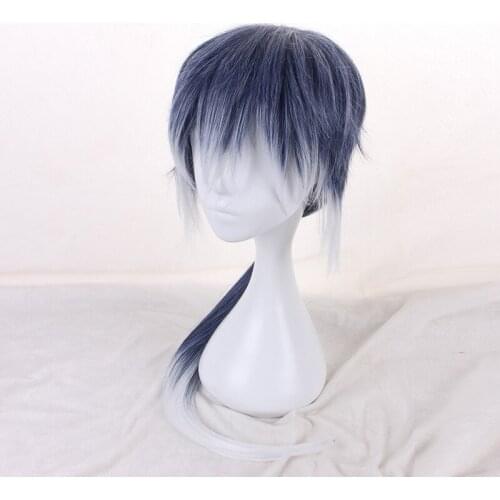 Arena Of Valor 5v5 Arena Game New Hero Anime Cosplay Wig Long Straight Blue White Ombre Hair Wigs For Halloween Costume Party