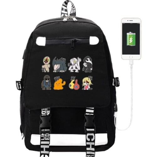 Hot Game SCP Foundation School Backpack Black Bag Special Containment Procedures Travel Bags Kids Teens Laptop Shoulder Bags