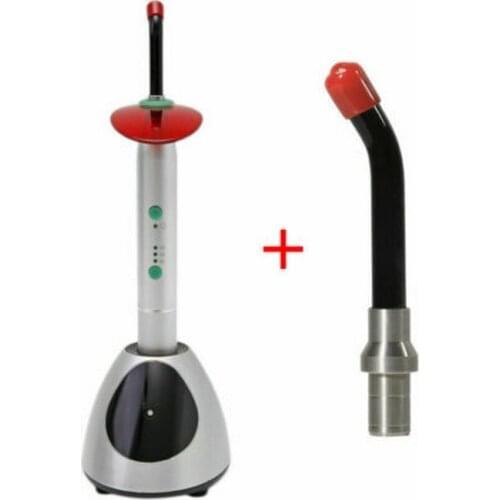 Dental Supplies D8 LED Curing Light Lamp Resin Wireless Cordless Orthodontic Rechargeable Power Fiber Rod Tip Quick Solidify