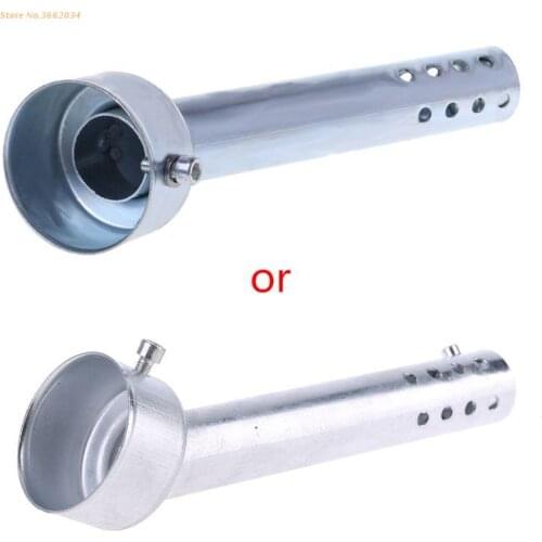 T8WF Universal 48mm Motorcycle Angled Exhaust Insert Baffle End Can DB Killer Silencer Muffler elbow 175MM Length