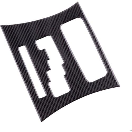 Car Interior Gear Shift Panel Cover Trim Frame Carbon Fiber Black Fit For Dodge Charger AT 2014 2013 2012 2011 LHD