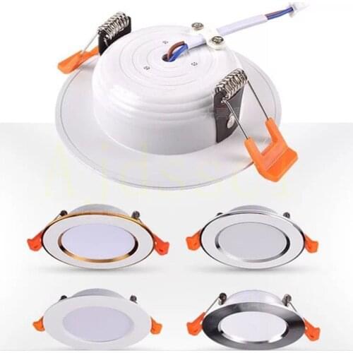 LED Downlight 220V Dimmable Three colors dimming 5W 7W 9W 12W 15W Recessed LED Ceiling Downlight Light Cold Warm white Lamp