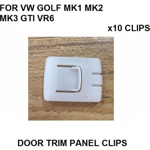 X10PCS FOR VW GOLF MK1 MK2 MK3 GTI VR6 GENUINE SEAT RUNNER GUIDE CLIP OEM 171881213B2