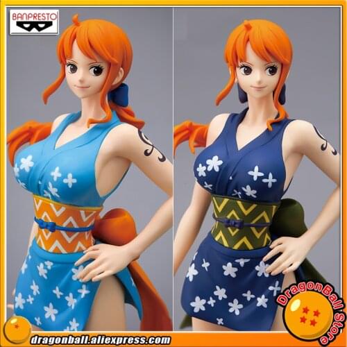 Japan Anime "ONE PIECE STAMPEDE" Original Banpresto Glitter & Glamours Collection Figure - NAMI Wano Country STYLE