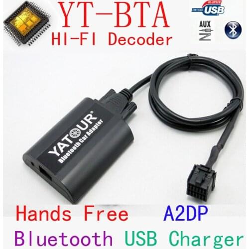 Yatour BTA Bluetooth Hands Free Call Smart Phone A2DP Car kits For Ford (Europe 1994-2004 ) 12 pin Series ford focus mk1