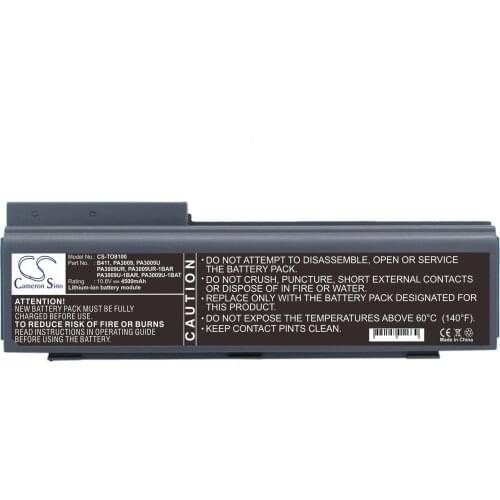 CS 4400mAh battery for Toshiba Tecra 8100,Tecra 8100A,Tecra 8100B,Tecra 8100C,8100E, 8100F,PA3009UR,PA3009UR-1BAR