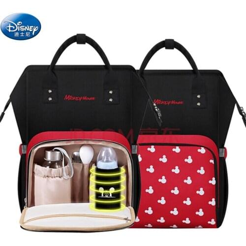 Disney 4Style Baby Diaper Bag Fashion Mummy Maternity Nappy Bag Large Capacity Baby Bag Travel Backpack Designer Nursing Bag