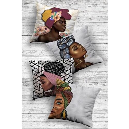Home Premium Decorative 4lü Pillow decorate Case sofa set pillow case salon kit living set 4 piece set premium