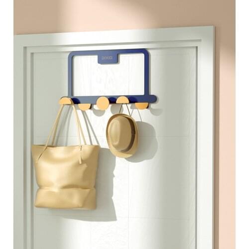 Home Clothes Coat Hat Towel Hanger Storage Holder For Bathroom Kitchen Hanger Stick On Wall Hanging Door Clothes Towel Racks