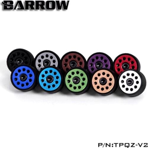 Barrow Air Valve G1/4", Manual & Automatic, Integrated Exhaust Water Cooling, Black /Silver/ White TPQZ-V2