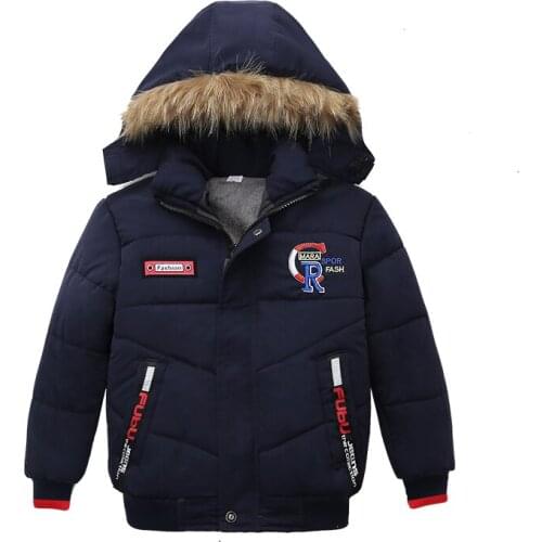 New Baby Boys Jacket Winter Clothes Jacket For Boys Children Jacket Kids Hooded Warm Outerwear Coat For Boy Clothes 2 3 4 5year