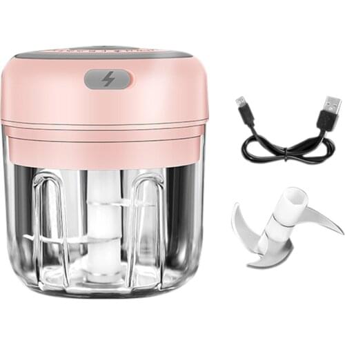 Mini Chopper Electric Food Garlic Durable USB Charging Vegetable Masher Garlic Maker Garlic Ginger Onion Nut Meat Crusher