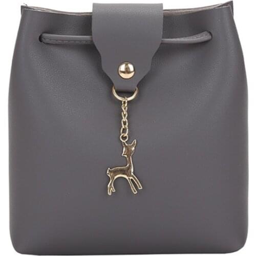 PU Leather Mini Shoulder Bag Fawn Crossbody Messenger Handbag Purse Clutch Bag Solid Crossbody Bags For Women Bags For Women New