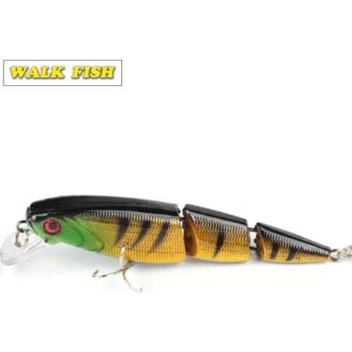 Walk Fish 1Pcs 10.5cm 15g Japan Wobbler 3-sections Fishing Lures Minnow Swimbait Crankbait