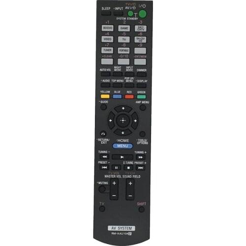 New Replacement Remote Control For SONY STR-DH520 STRDH520 STR-DN610 STR-DH710 STR-KS380 STR-DH510 AV A/V Receiver