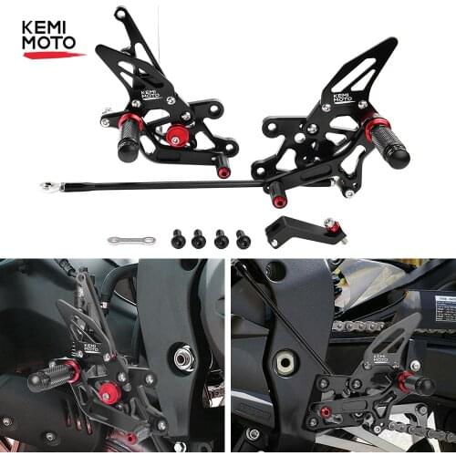Motorcycle FZ1 FZ8 Adjustable Rearset Rear Set Foot rests Foot pegs For Yamaha FZ1 2006-2014 and FZ8 2010 2011 2012 2013 New