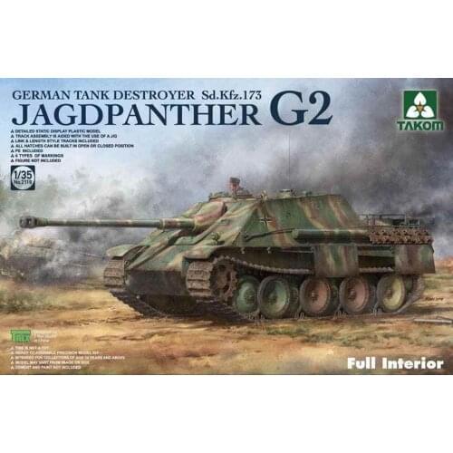 Takom 2118 Jagdpanther G2 Sd.Kfz. 173 Full Interior 1/35