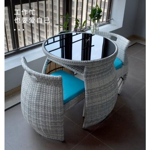 Freeshipping Lounger Outdoor Rattan Sofa Lying Balcony Outdoor Hotel PU Rattan Chairs Sets for Garden Furniture