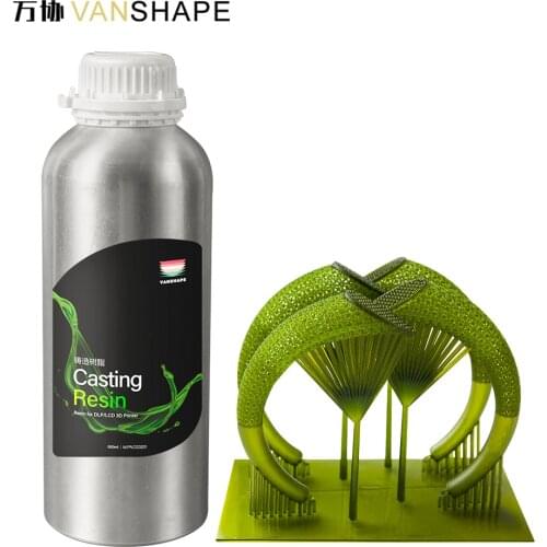 Vanshape Fast Curing UV 405nm Jewelry Casting For LCD 3D Printer Photosensitive Resina
