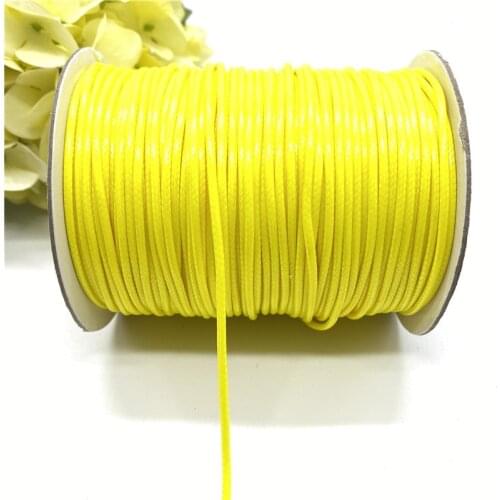 0.8/1.0/1.5/2.0mm Waxed Cotton Cord Waxed Thread Cord String Rope For Jewelry Making DIY Bracelet Necklace Accessories #03