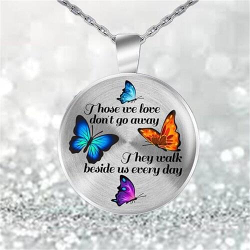 2020 Fashion My Mind Still Talks To You Time Glass Pendant Necklace Men and Women Jewelry Sweater Chain