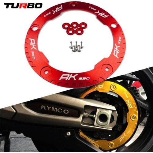 Accessories Motorcycle Aluminum Transmission Belt Pulley Protective Cover For KYMCO AK550 AK 550 2017 2018 2019 2020