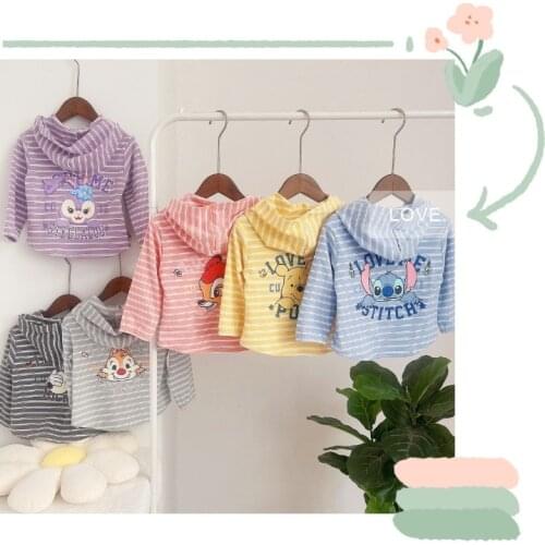 Kids Jacket Cute Cartoon StellaLou Girls Autumn Clothes Pink Girls Coats Mickey Mouse Boy Fall Clothes Toddler Coat Casual