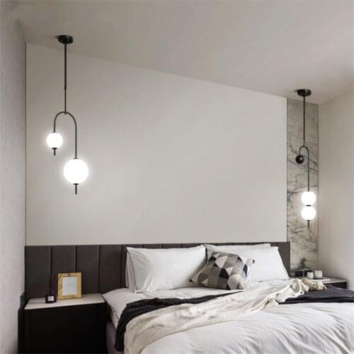 Designer U-tube Pendant Lights Modern Bedroom Living Room Bar Lamp Nordic Cafe Restaurant Ball Grape Hanging Lights Fixtures