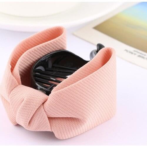 Foldable Elastic Hairband Women Girls Magic Ponytail Holder Stretch Hair Tie Ponytail Headband Rope