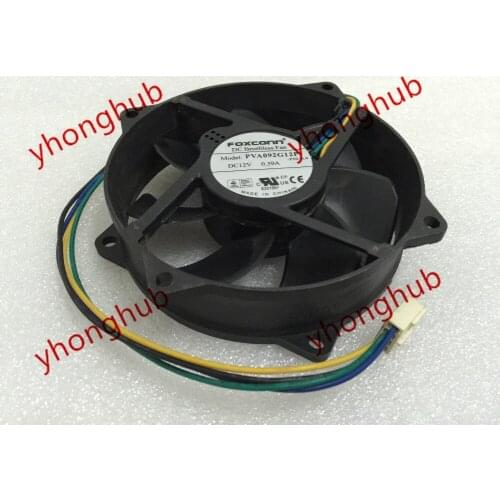 Fpr Foxconn PVA092G12P -P00-AA DC 12V 0.39A 4-wire 90x90x25mm Server Cooling Fan