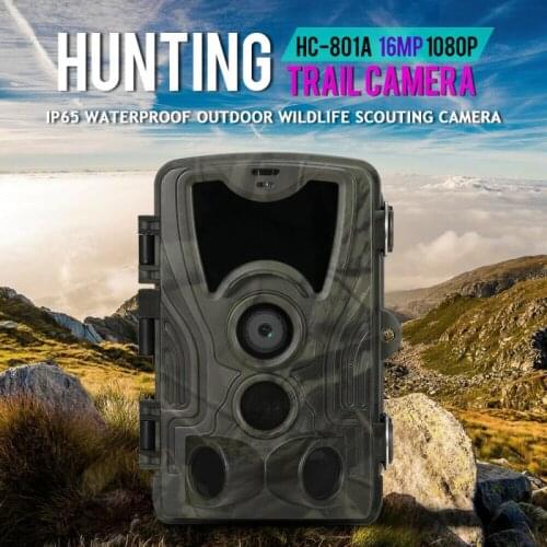 HC801A Hunting Trail Camera Night Version Wild Cameras 16MP 1080P IP65 Photo Trap 0.3s Trigger Wildlife Camera 8/9 Button New ND