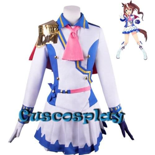 Game Umamusume: Pretty Derby Tokai Teio Cosplay Costume Lolita Dress Combat Uniform Halloween Carnival Party Costumes Outfits