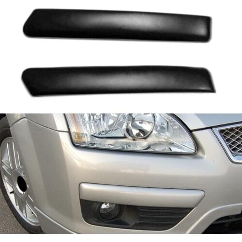 Front Bumper Lamp Hood for Ford Focus 2 MK2 2005 2006 2007 Fog Light Cover Decorative Strip 1352835 1317806