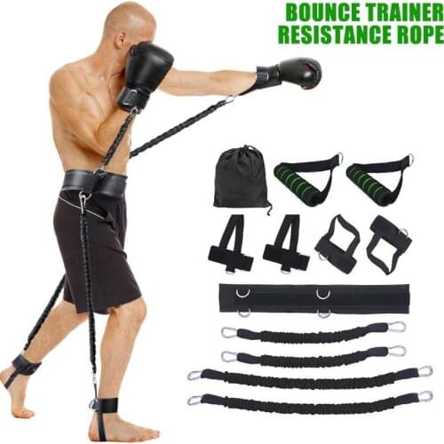 Fitness Resistance Bands Set for Leg and Arm Exercises Boxing Muay Thai Home Gym Bouncing Strength Boxing Training Equipment