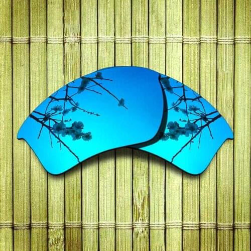 Polarized Replacement Lense For-Oakley Half Jacket 2.0 XL Sunglasses Frame True Color Mirrored Coating - Blue Options
