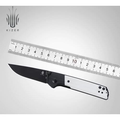 Kizer Folding Knife V3516N5/N6 Domin Mini 2021 New Stonewashed or Black Blade with G10 Handle Compact Version EDC Knife