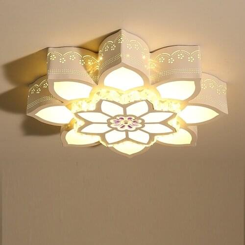 Modern Ceiling Lamp Round Iron Lamparas De Techo Simple Acrylic LED Ceiling Light Fixtures Plafonlamp Lamps For Living Room